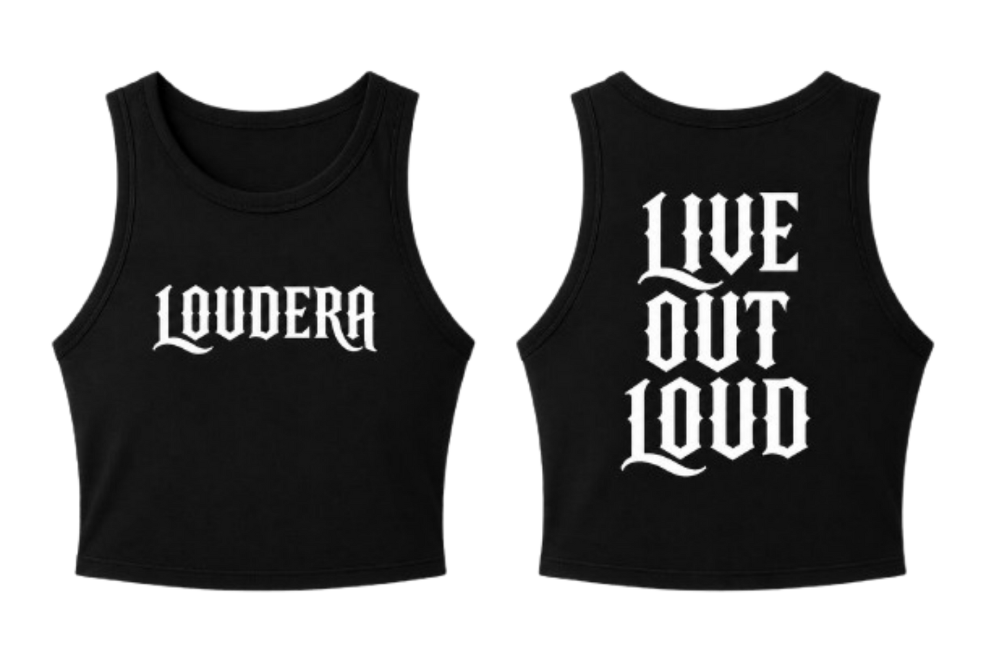 Live Out Loud Cropped Tank