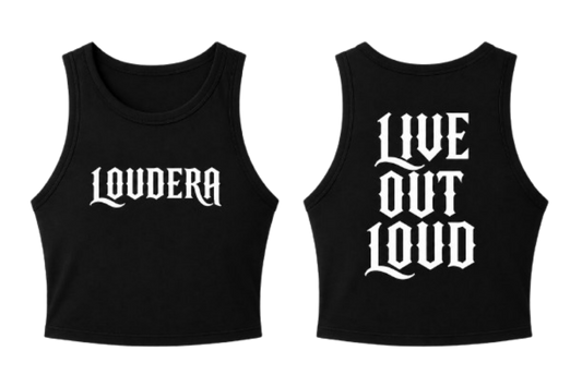 Live Out Loud Cropped Tank
