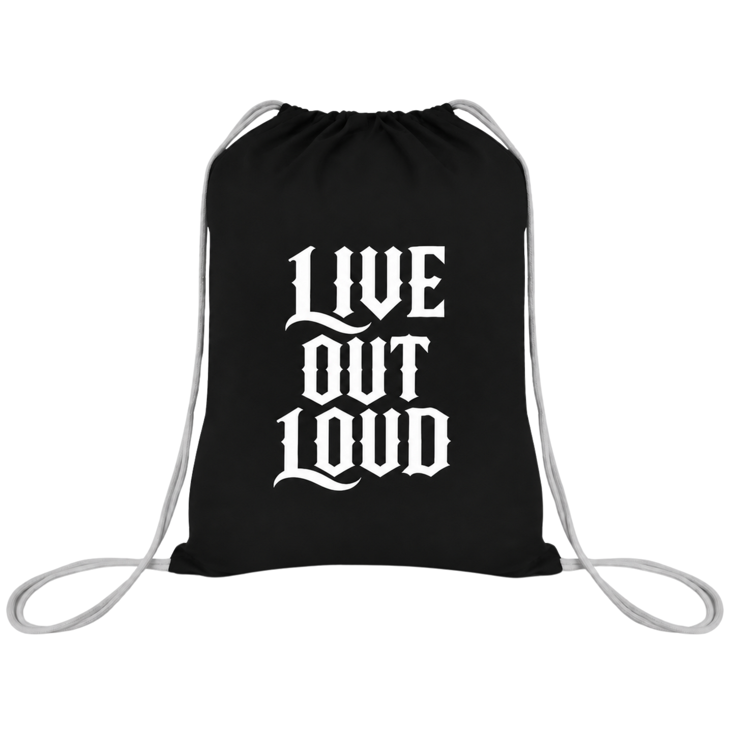 Live Out Loud Cinch Bag